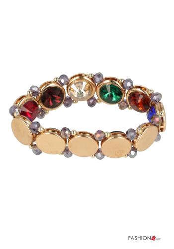 Bracelet avec strass avec élastique - ph 2