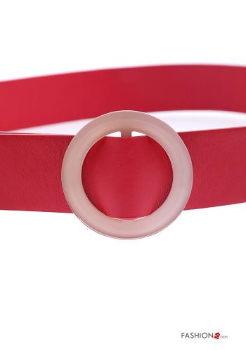 faux leather adjustable Belt - ph 2