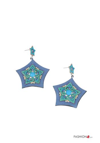Boucles d’oreilles avec strass - ph 1