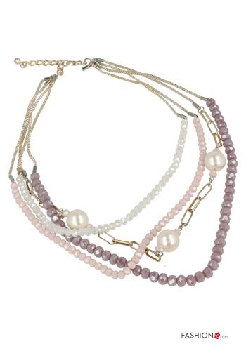Collier ajustable avec des perles - ph 1