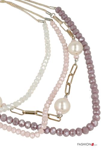 Collier ajustable avec des perles - ph 3