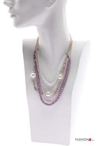 Collier ajustable avec des perles - ph 4