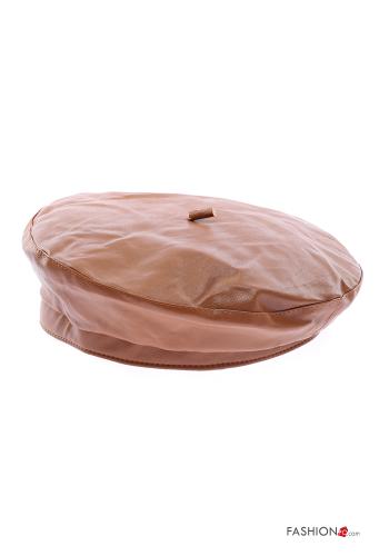 faux leather Hat
