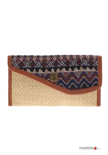 Pochette in Cotone Fantasia geometrica