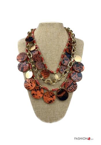 Collier ajustable Imprimé de python - ph 1