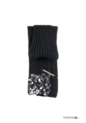 Sciarpa in Misto Lana con paillettes - ph 1