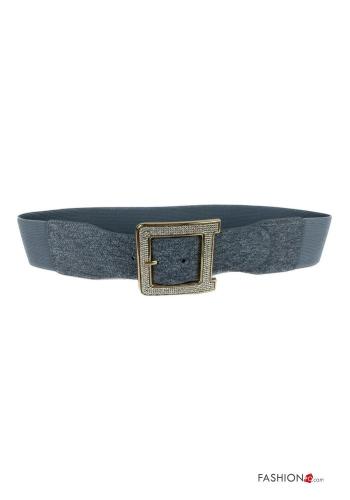 Cintura regolabile con fibbia con strass - ph 1