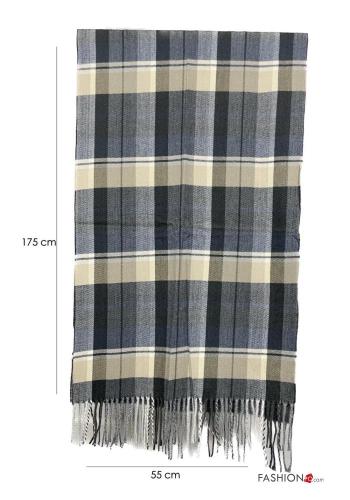 Tartan Scarf with fringe - ph 1