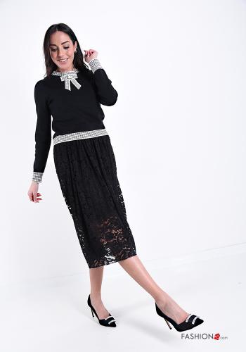 Chandail  avec noeud avec strass - ph 5