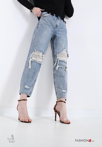 Jeans en Coton  avec poches Sexy Woman - ph 1