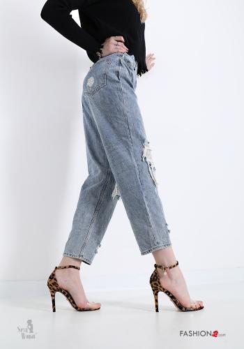 Jeans en Coton  avec poches Sexy Woman - ph 3