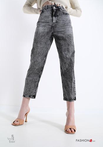 Jeans in Cotton  with pockets Sexy Woman - ph 1