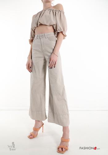 Jeans en Coton 