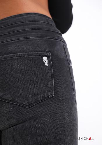 Jeans in Cotone con tasche 