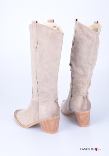 Boots  with zip Suede - ph 3