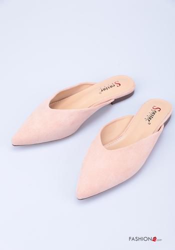 Chaussures plates  Suède sabot (mules) - ph 1