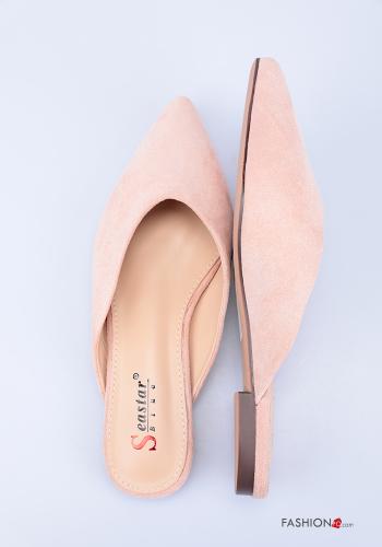 Chaussures plates  Suède sabot (mules) - ph 2