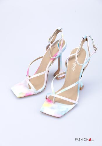 Scarpe con tacco Fantasia colorata - ph 1
