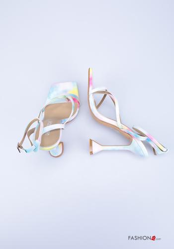 Scarpe con tacco Fantasia colorata - ph 2