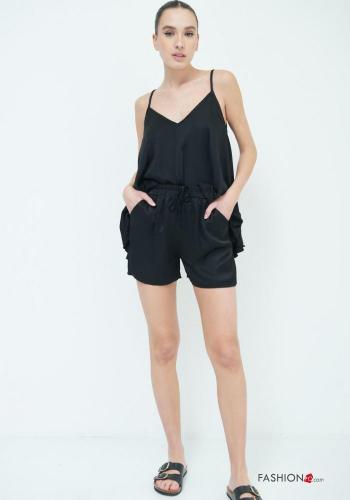 Shorts with pockets with drawstring