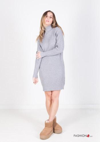 long sleeve knee-length Dress Rollneck - ph 1