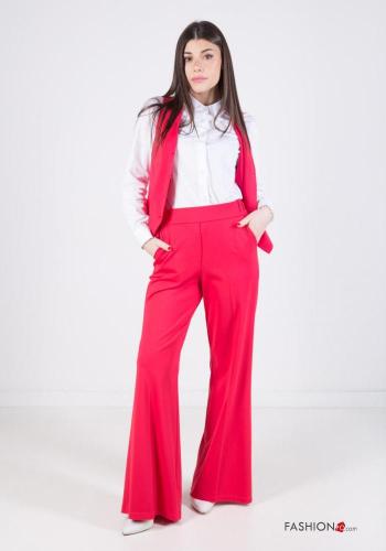 ausgestellte Hose mit Taschen - ph 1