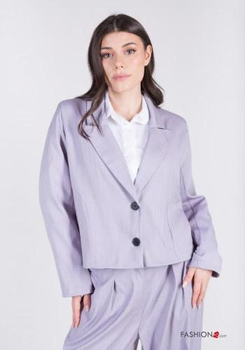 Blazer à boutons avec doublure - ph 1
