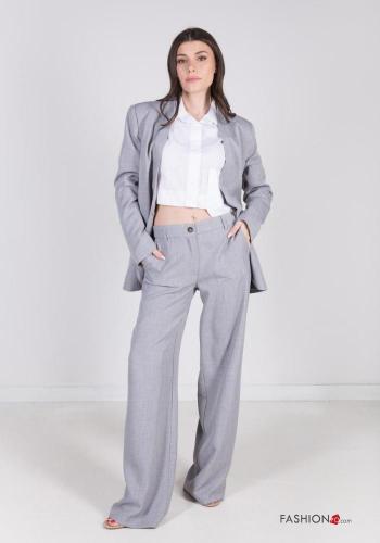wide leg Hose mit Taschen - ph 1