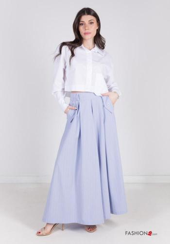 wide leg Hose mit Taschen mit gummizug - ph 1