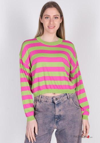 Jersey corto cuello redondo a rayas - ph 1