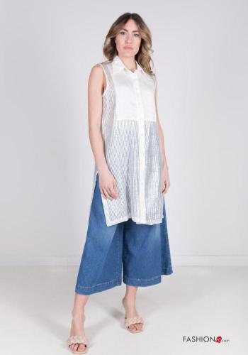 sleeveless Cotton Shirt - ph 1
