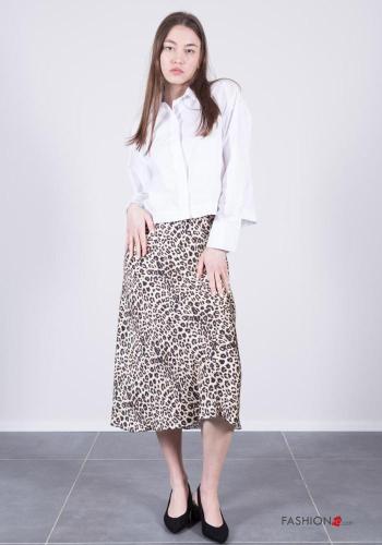Animal print Skirt with elastic