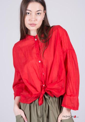 Camicia in Cotone maniche lunghe con bottoni - ph 1