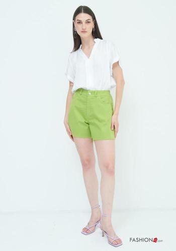 Pantaloncino Short in Cotone con tasche - ph 1