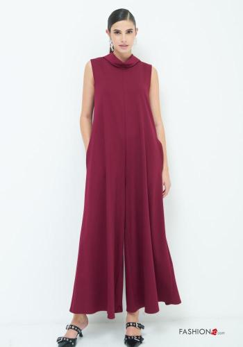 Mono wide leg con cuello con cremallera - ph 1
