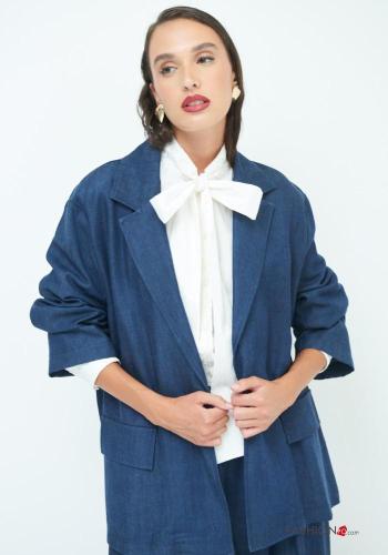 Blazer maniche lunghe con tasche - ph 1
