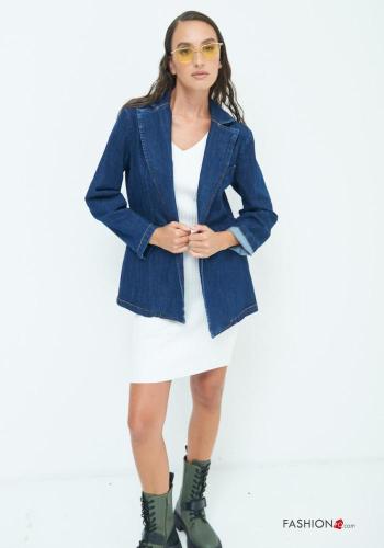 Giacca in Cotone denim maniche lunghe - ph 1