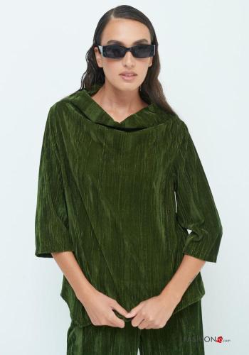 Samt Bluse 3/4 ärmel - ph 1