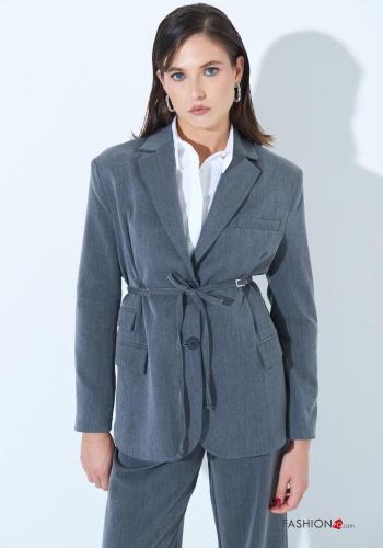 Blazer mit Knöpfen mit Schleife - ph 1