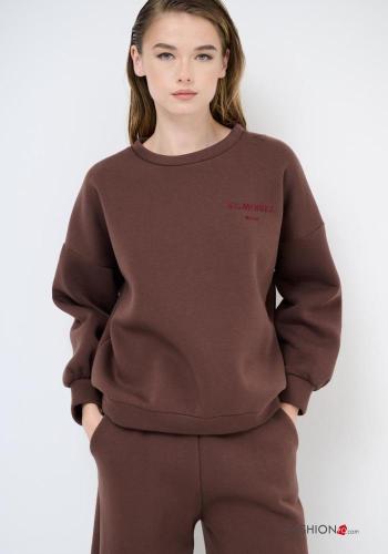 Felpa in Cotone maniche lunghe girocollo - ph 1