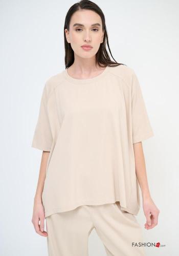 short sleeve crew neck Cotton T-shirt
