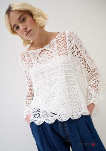 Embroidered Cotton Sweater - ph 1