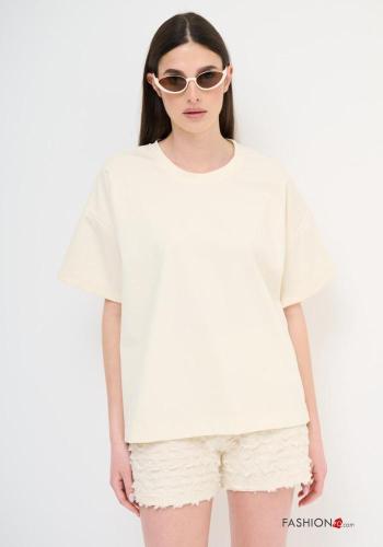T-shirt in Cotone maniche corte girocollo - ph 1