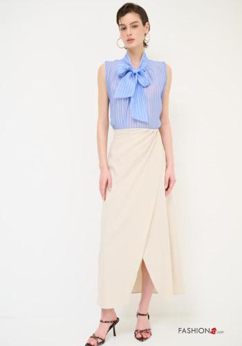 wrap Skirt with elastic with split