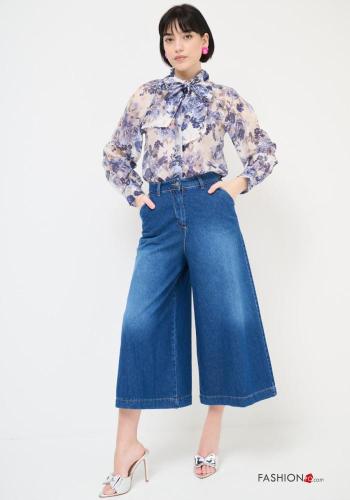 Jeans in Cotone denim