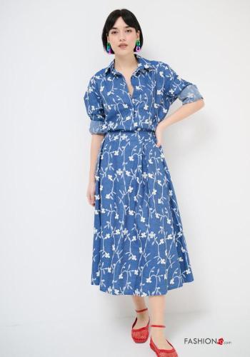 Embroidered Cotton Skirt
