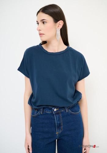 T-shirt en Coton manches courtes col rond
