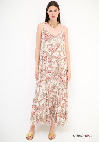 Abito oversize senza maniche Fantasia paisley - ph 1