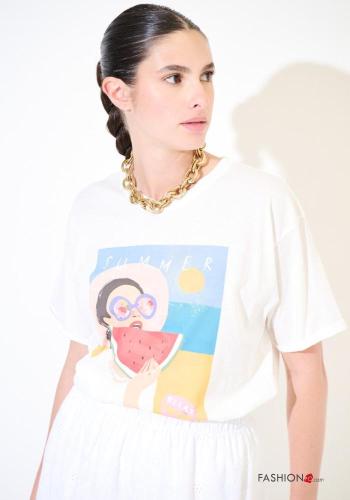 T-shirt in Cotone