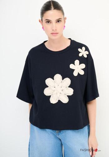 Embroidered Cotton T-shirt - ph 1